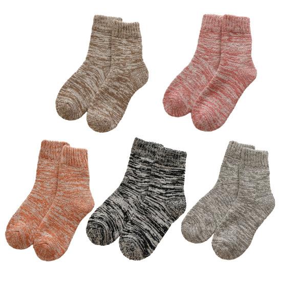 Flauschige Socken für Damen Gemütliche Dicke Flauschige Kniestrümpfe Winter Fleecegefütterte Stiefelsocken Thermische Retro Mid-Calf Warme Socken