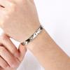 Gold Color Tungste Bracelet for Men Geometric Link Wristband Minimalist Jewelry Daily Casual Party Accessory Gift