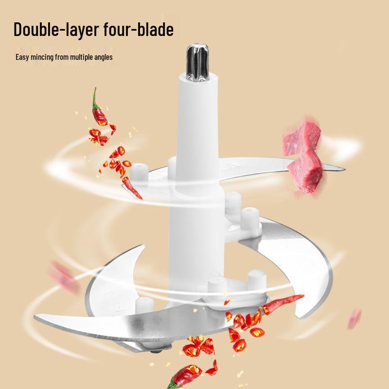 Automatic Multi-Functional Electric Meat Grinder & Garlic Paste Chopper for Baby Food