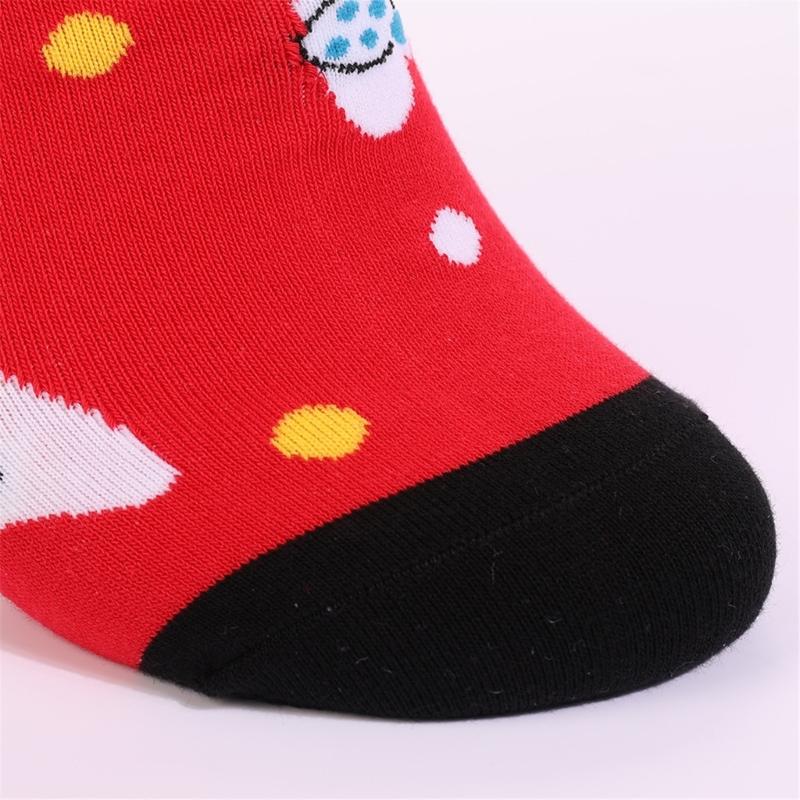 1 Pair Novelty Pattern Warm Stockings Autumn Winter Cozy Crew Socks Warm Socks Cotton Middle Tube Socks Men Women Gifts