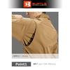 BURTLE 6081 Men's Work Jacket, Spring/Summer Lightweight Twill, Anti-Static, Breathable Norfolk Back, Navy, Size 3L (6081-3-3L)