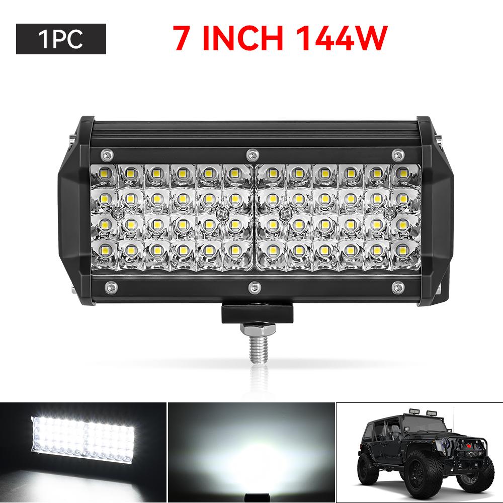 12V 24V LED Bar Offroad Spot Flood Combo LED Light Bar/Work Light for Truck Car SUV 4WD 4x4 Boat ATV Barra LED Headlights