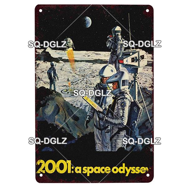 Movie Poster Metal Sign Metal Poster Tin Sign Plaque Metal Vintage Wall Decor for Bar Pub Club Man Cave Metal Signs(20x30cm)