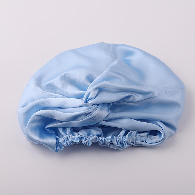 Mulberry Silk Night Cap 19 Momme Women's Solid Sleeping Hat Night Sleep Cap Hair Care Free Shipping World Wide
