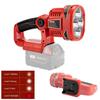 18V Portable LED Lamp Flashlight Excluding Battery & Charger Li-Ion Battery USB Outdoor Work Light 3W/12W for Milwaukee USB
