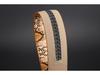 Men's Snake Print Leather Belt with Automatic Buckle - Cowhide, Korean Style for Business