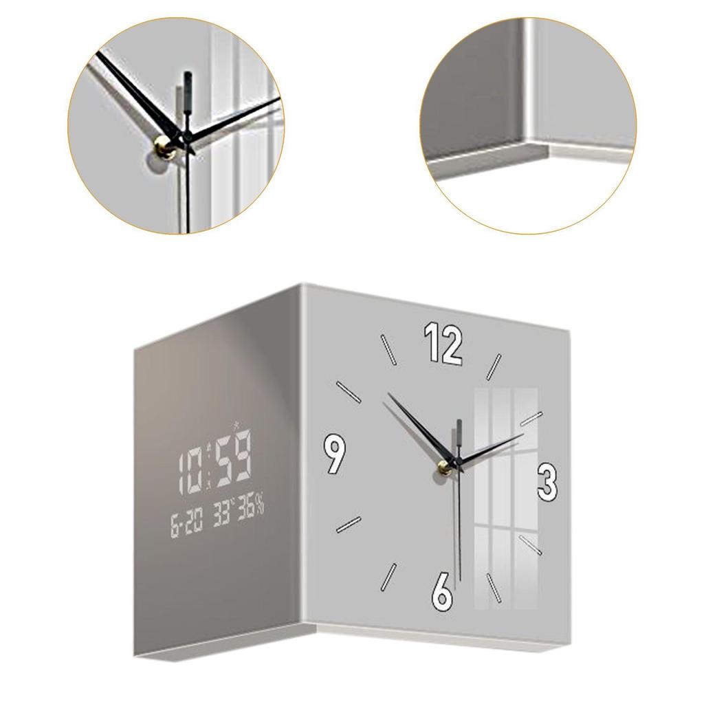 Double Sided Modern Wall Clock Wall Clock Versatile Easy to Read Ornament for