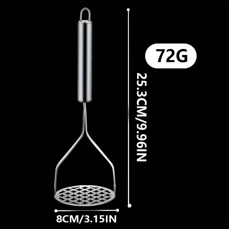 Stainless Steel Masher, Manual Potato Masher for Home Kitchen, Fruit and Vegetable Crusher, Baby Food Preparation Tool