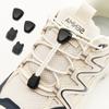 Dreieckverschluss Schnürsenkel ohne Binden, Elastisches Faulenzer-Schnürsenkel-Schnallen-Set, Strapazierfähige Ersatz-Schnürsenkel für Sneaker & Outdoorschuhe 1 Paar