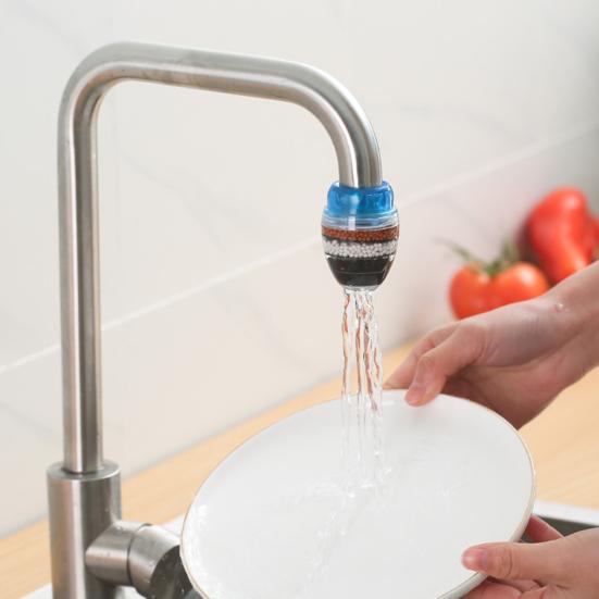 Purificador de Filtro de Agua de 5 Etapas Grifo Ahorrador de Agua a Prueba de Fugas Filtro de Agua del Grifo Accesorio de Cocina