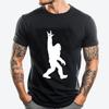 Funny Bigfoot Rock And Roll For Sasquatch Believers Black Graphic Tees Men Cotton Funny Camiseta Natural T Shirts