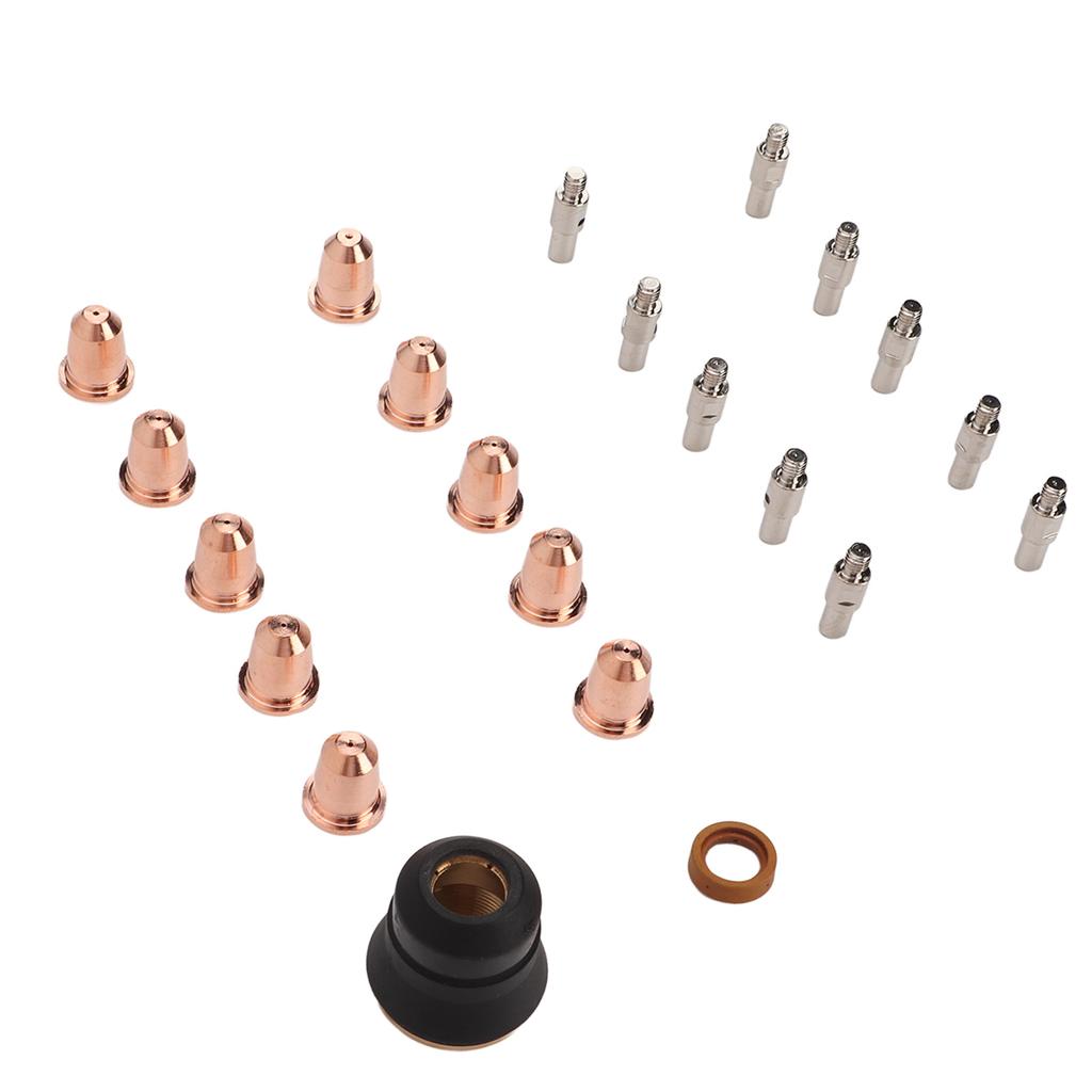 22 consumibles para cortadora de plasma, electrodo, boquilla, protector, copa, accesorio de corte para antorcha