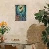 Mermaid Ocean Soul Retro Metal Wall Poster for Bar