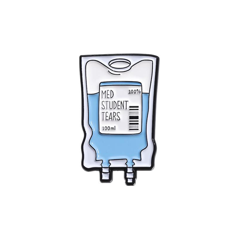 Goofy Cartoon Milk Carton Badge Pin – Cute & Versatile Brooch for Clothing and Bags