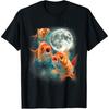 Funny Quotes Be A Goldfish Fish T Shirts Soft Material Cotton Humor Streetwear Tee Shirt Short Sleeve Unisex Loose Clothing