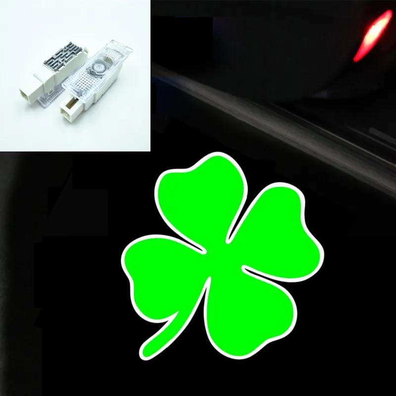 CYYPT1 Car LED Welcome Door Lights Emblem Accessory For Alfa Romeo 156 159 147 4C 8C 166 Giulia Giulietta Mito Stelvio Spider GT Tonale