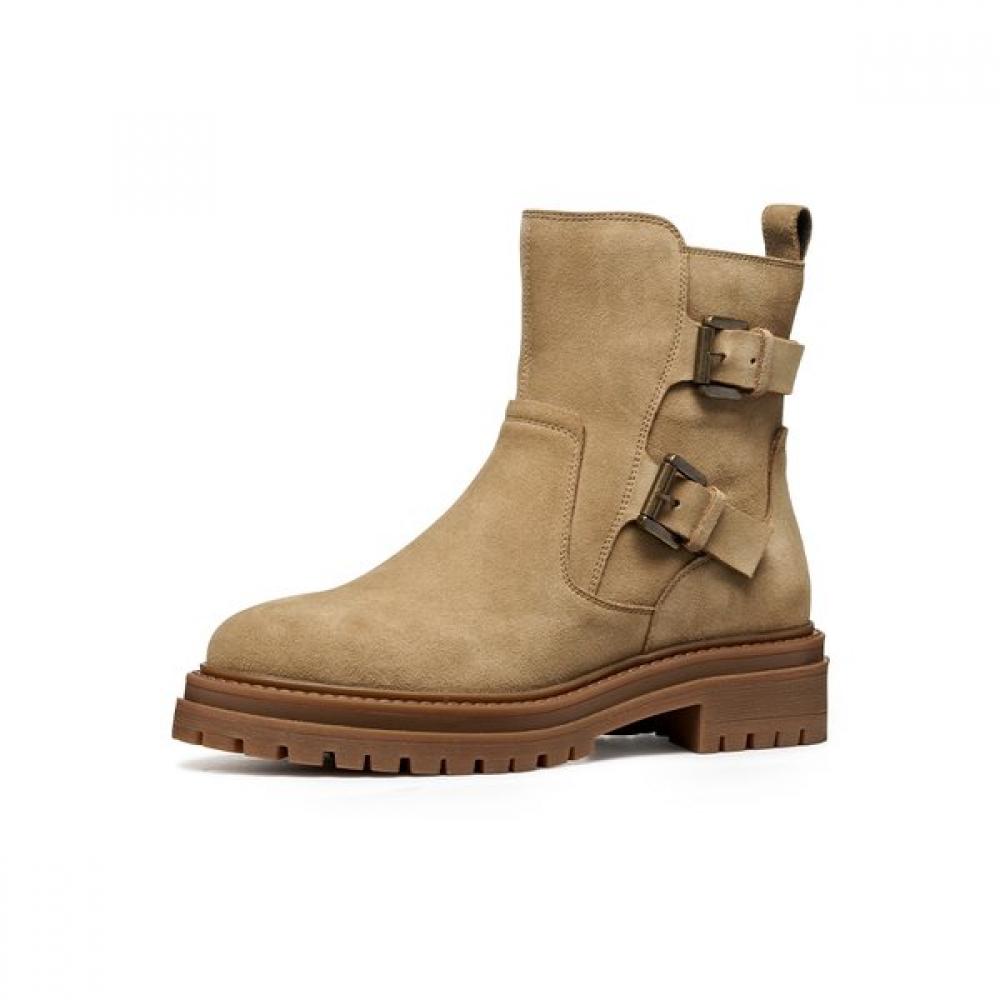 Geox Women S Comfort caSual Ankle bootS Iridea Beige 8gxhrc5w5b