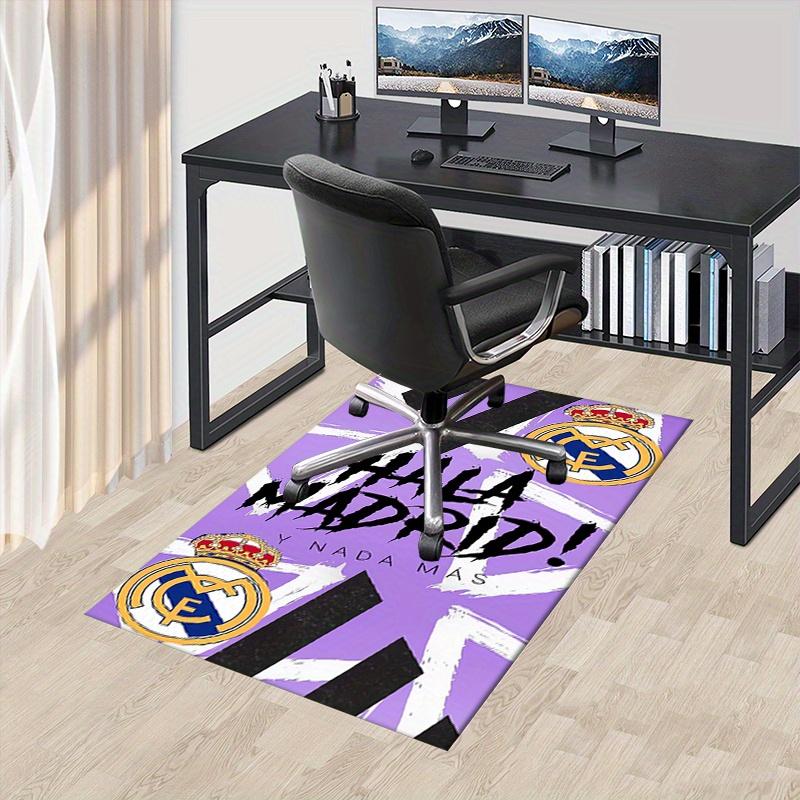 1 buc Real Madrid, Club de Fotbal, Echipă Sportivă Covoraș Birou Poliester Moale Covoraș Intrare Lavabil Non