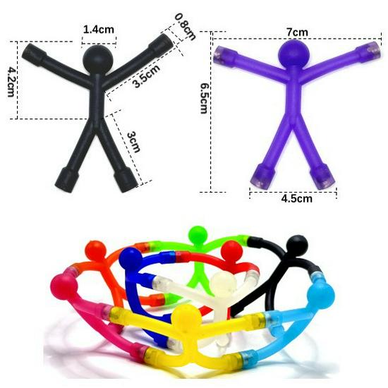 Multicolor Magnetic Climbing Man Toy - Creative Stress Relief & Educational Fun