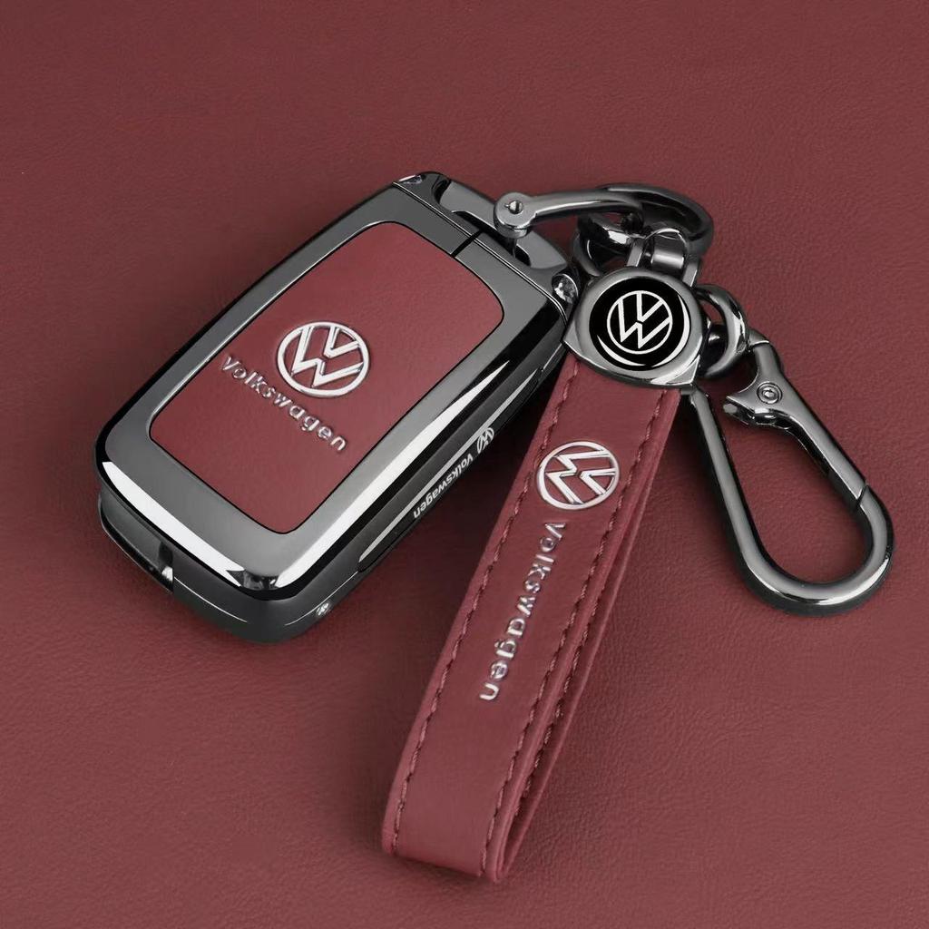 Etui na klucze do Volkswagen Teramont, Bora, Golf, Sagitar, Tayron, Magotan, T-Roc, T-Cross: Torba samochodowa i muszla klamry
