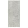 Bookshelf Room Divider Concrete Grey 60x30x72 Cm