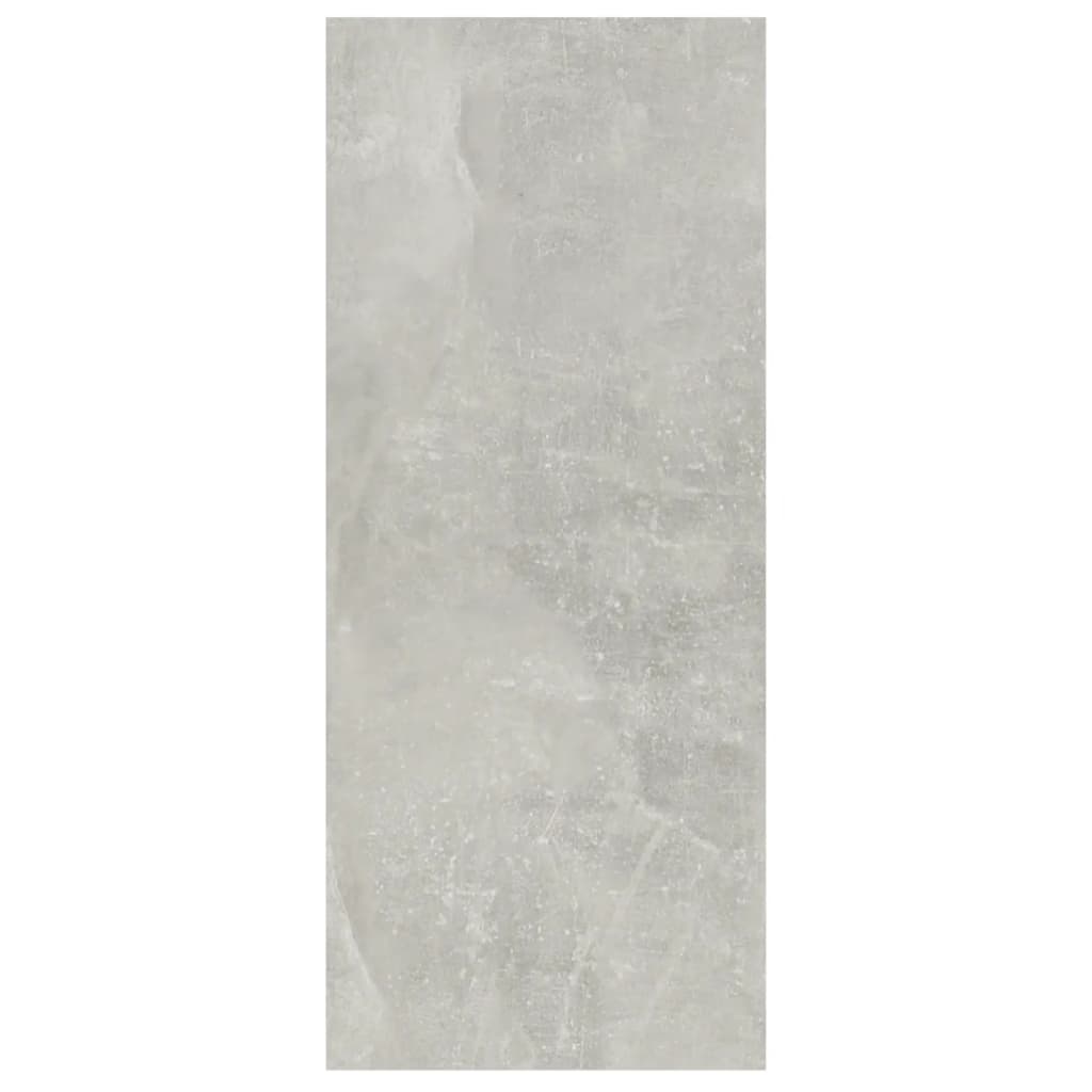 Bookshelf Room Divider Concrete Grey 60x30x72 Cm