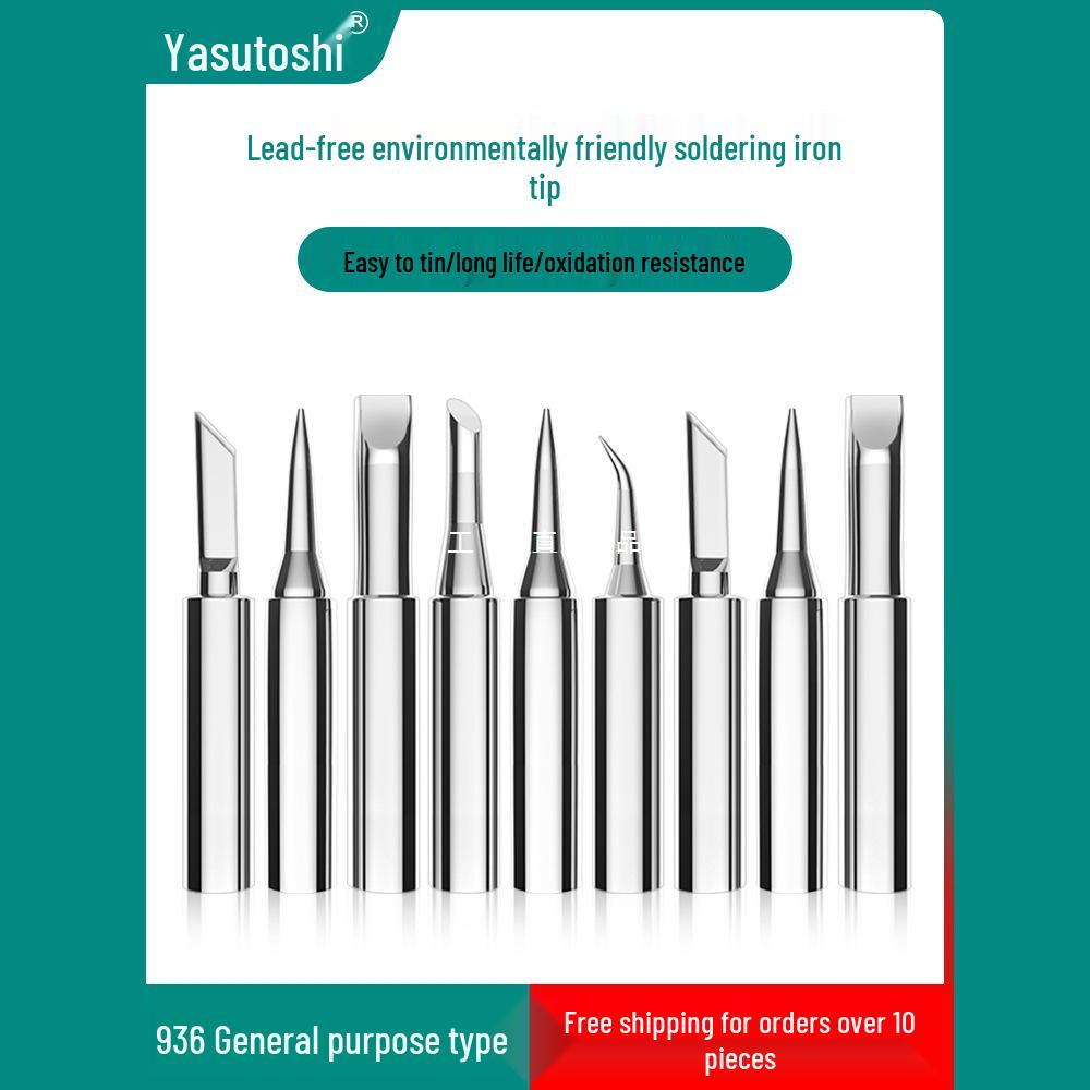 Anlixin 936A Lead-Free Bent Horseshoe Soldering Iron Tip for 937A Station