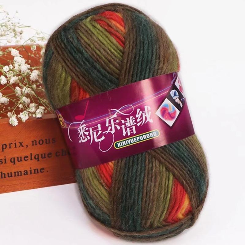 Rainbow Wool Yarn Bundle for Crafting Create Beautiful Scarves, Hats, and More