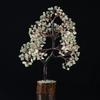 Green Jade Crystal Tree Good Luck Showpiece for Home Decor Items Crystals Gemstones Bonsai Money Tree for Good Luck, Decoration Gift Item,