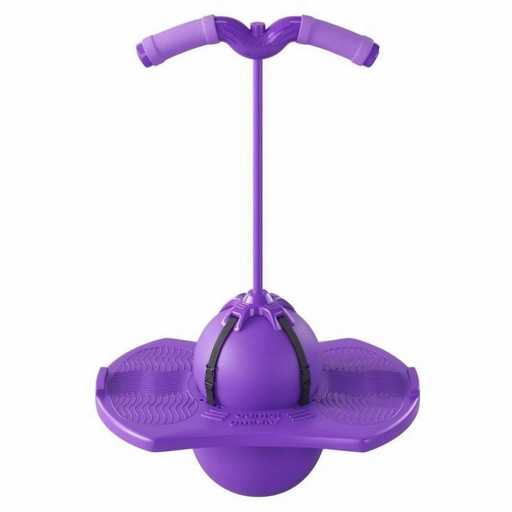 Robust Pogo Ball with Adjustable Handle Inflatable for Active Users, Kids,