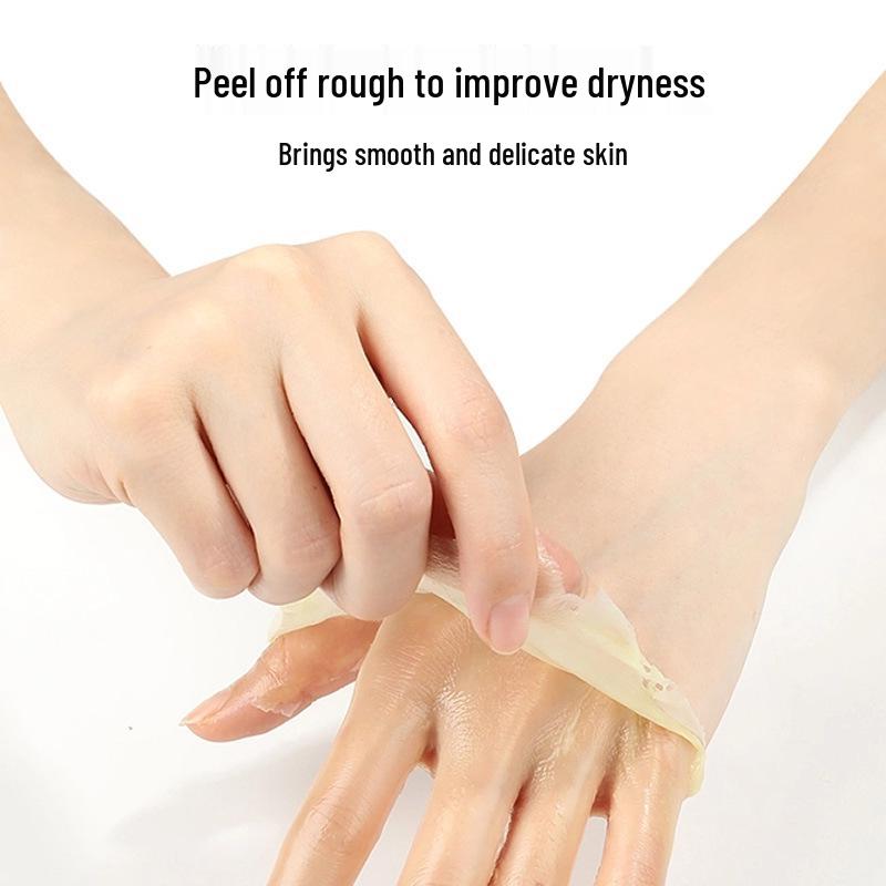 Silk Screen Hand & Foot Exfoliating Peel-off Mask - Milk Honey Hydrating & Moisturizing Treatment for Women