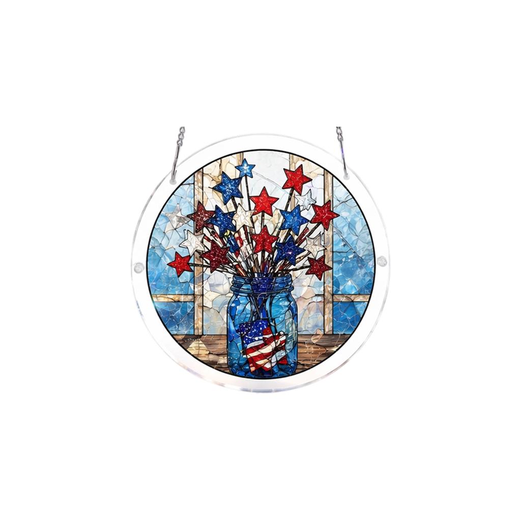 Acrylic Puzzle Window Hanging, Colorful Sunrise Sun Catchers Panel SunCatchers Puzzles Decor For Birthday Women, Men, Wife, Aunt, And Mom