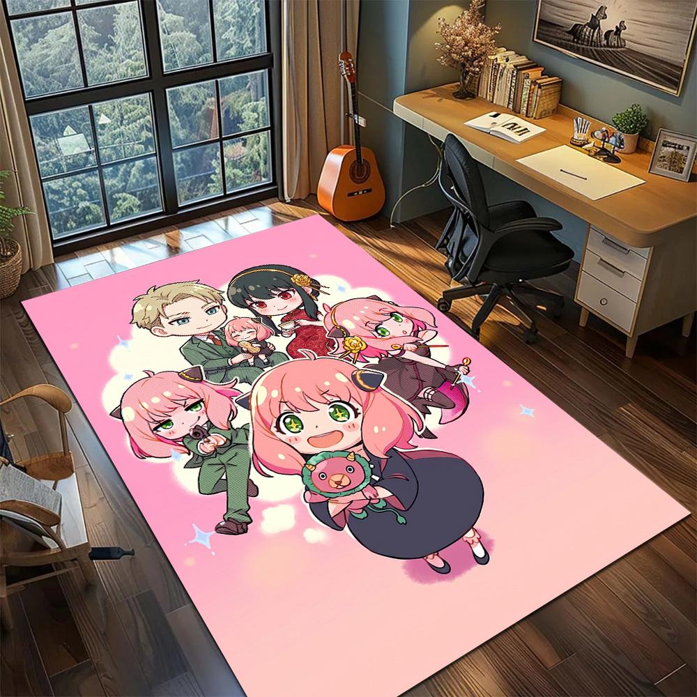 SPY×FAMILY Carpet Floor Mat Washable Non Slip Large Area Home Room Decor Gamer Bedroom YUN6512