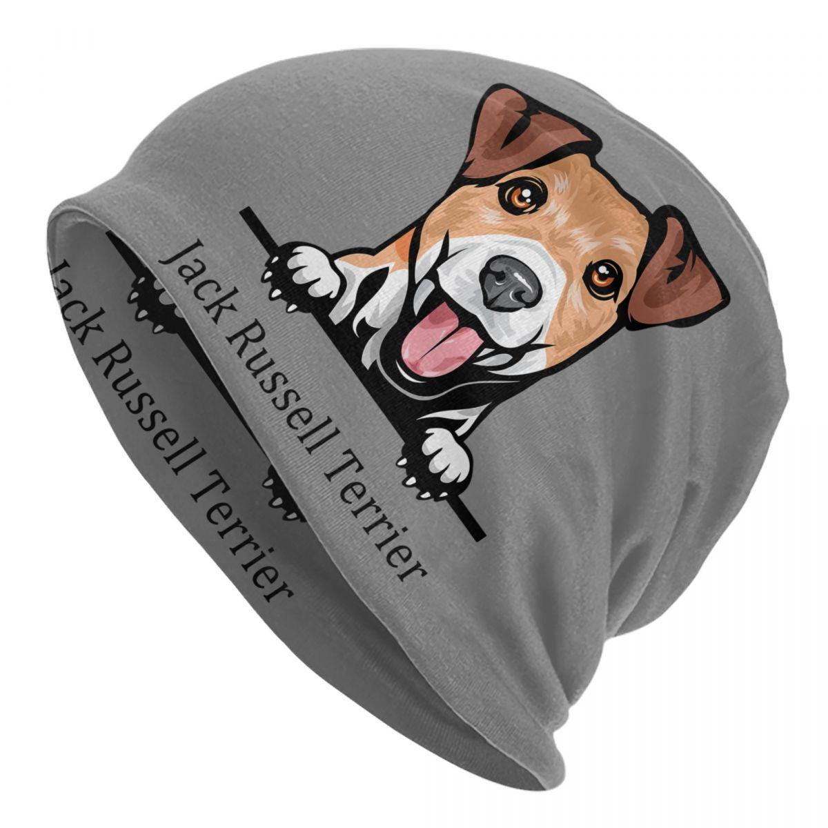 

Custom Peeking Dog Jack Russell Terrier Bonnet Hats Street Knit Hat For Women Unisex Autumn Winter Pet Animal Skullies Beanies Caps Beanies Hat