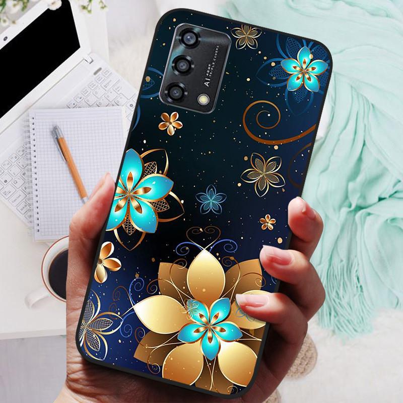 Telefoonhoesje Voor OPPO A74 4G Hoesje Siliconen Zwarte Bumper Zachte TPU Coque voor OPPO A74 CHP2219 Hoesjes OPPOA74 A 74 Beschermer Fundas