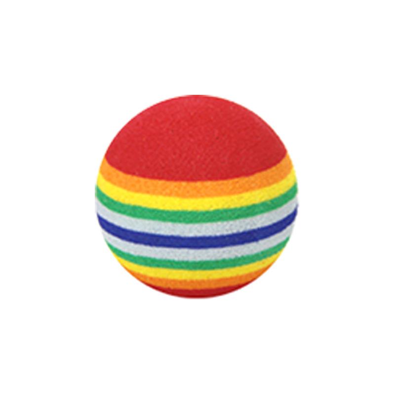 Rainbow Multi-Color Foam Golf Balls for Indoor Practice and Pet Play - Available In 5 Sizes
