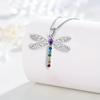 Versatile European & American Dragonfly Earrings and Necklace Set