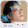 Waterproof Butterfly Glitter Face Tattoo Stickers for Festival Dance Parties