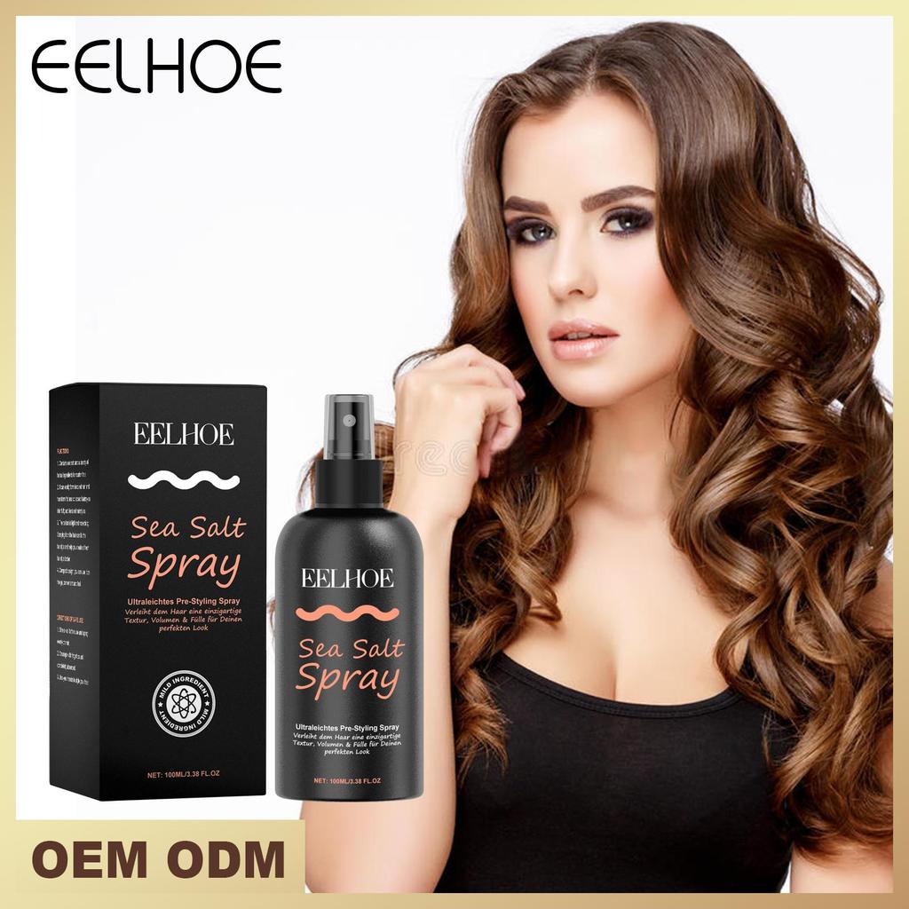 EELHOE Hair Sea Salt Styling Spray - Effortless Refreshing Oil-Free Fluffy Hair Leave-In Styling Dry Hair Spray