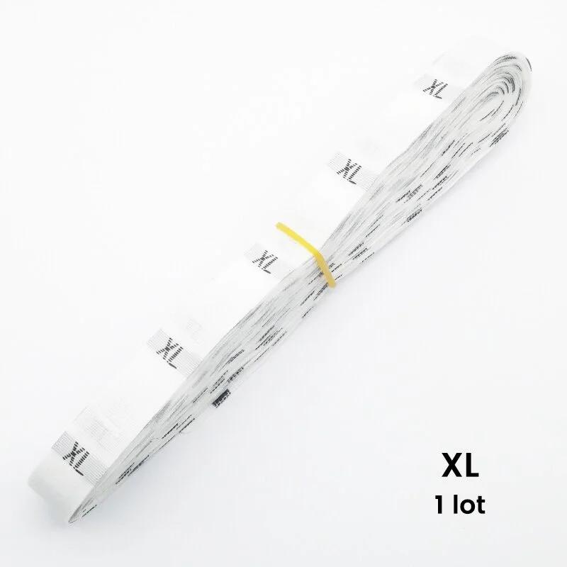 500 Pieces/batch Size Label Clothing Fabric Label Accessories Black and White Clothing Size Labels