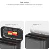 For Insta360 X5 Battery 2850mAh And LCD Dual ChannelFast Charger Hub Power Accessories For Insta 360 ONE X 5 Action Camera