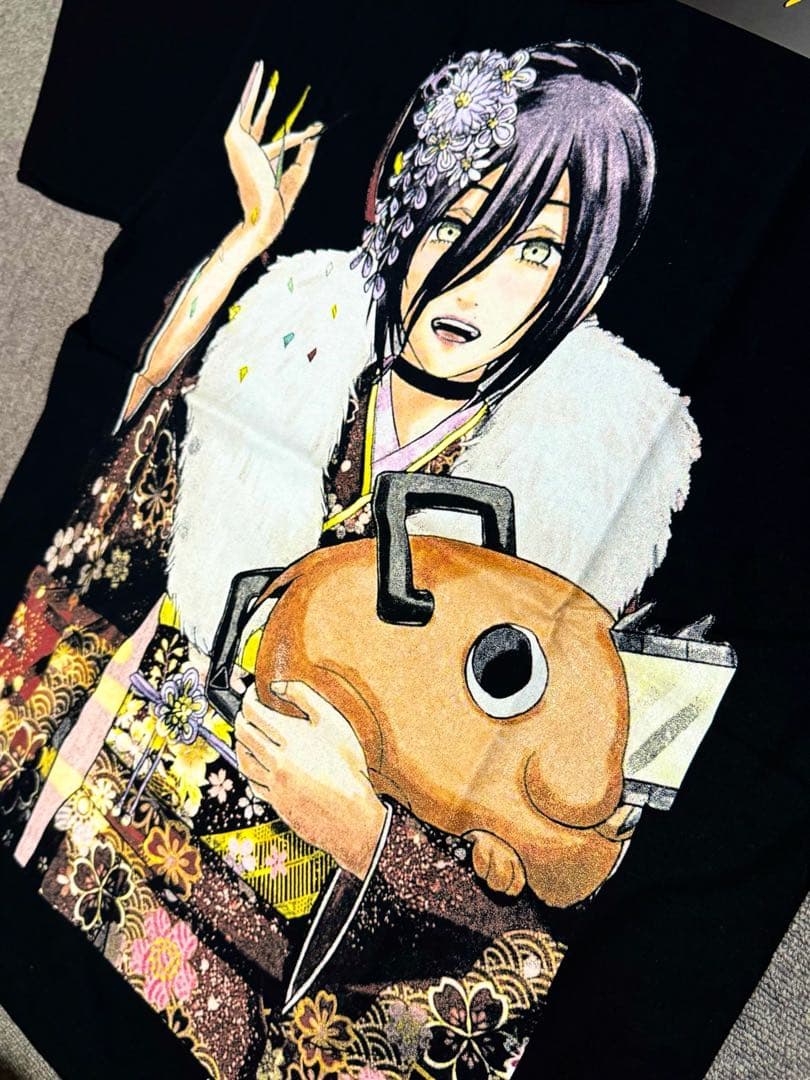 

[USED] Chainsaw Man Reze Pochita Anime T-shirt XL size