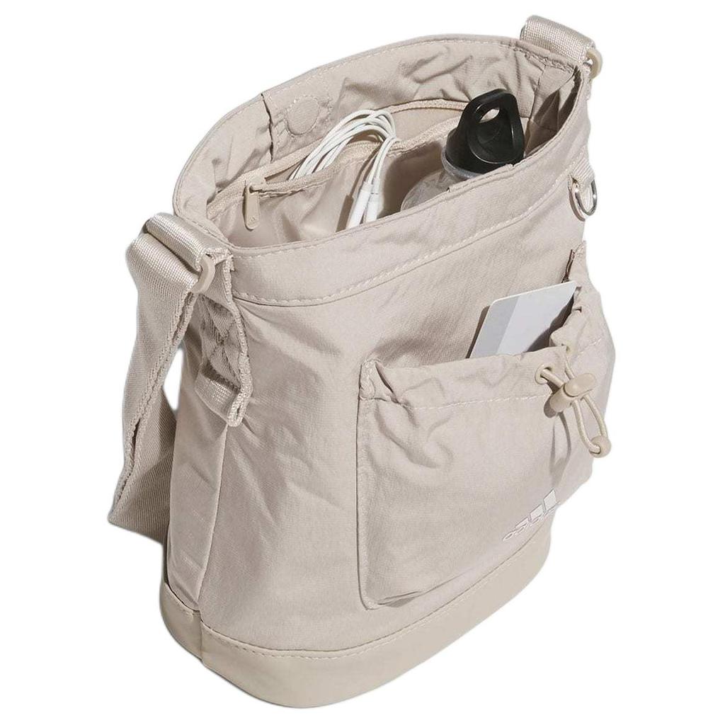 Adidas Recycled Polyester Blended With Recycled Polyamide Handbag Shoulder Bag Regular Unisex Beige Adidas JF1208