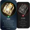 6-light Crystal Semi Embedded Ceiling Light Fixture