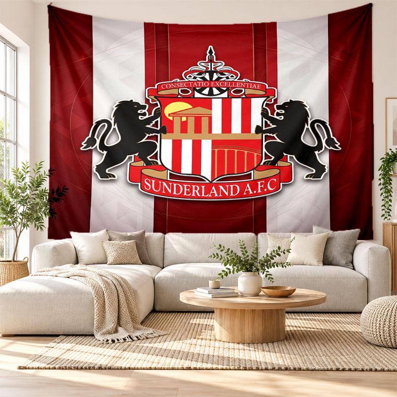 Sunderland Wall Tapestry, Soft Fabric Wall Hanging, Decorative Backdrop For Bedroom Home Wall Art