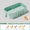 Blue Little Fish Large Foldable Outdoor Family Swimming Pool