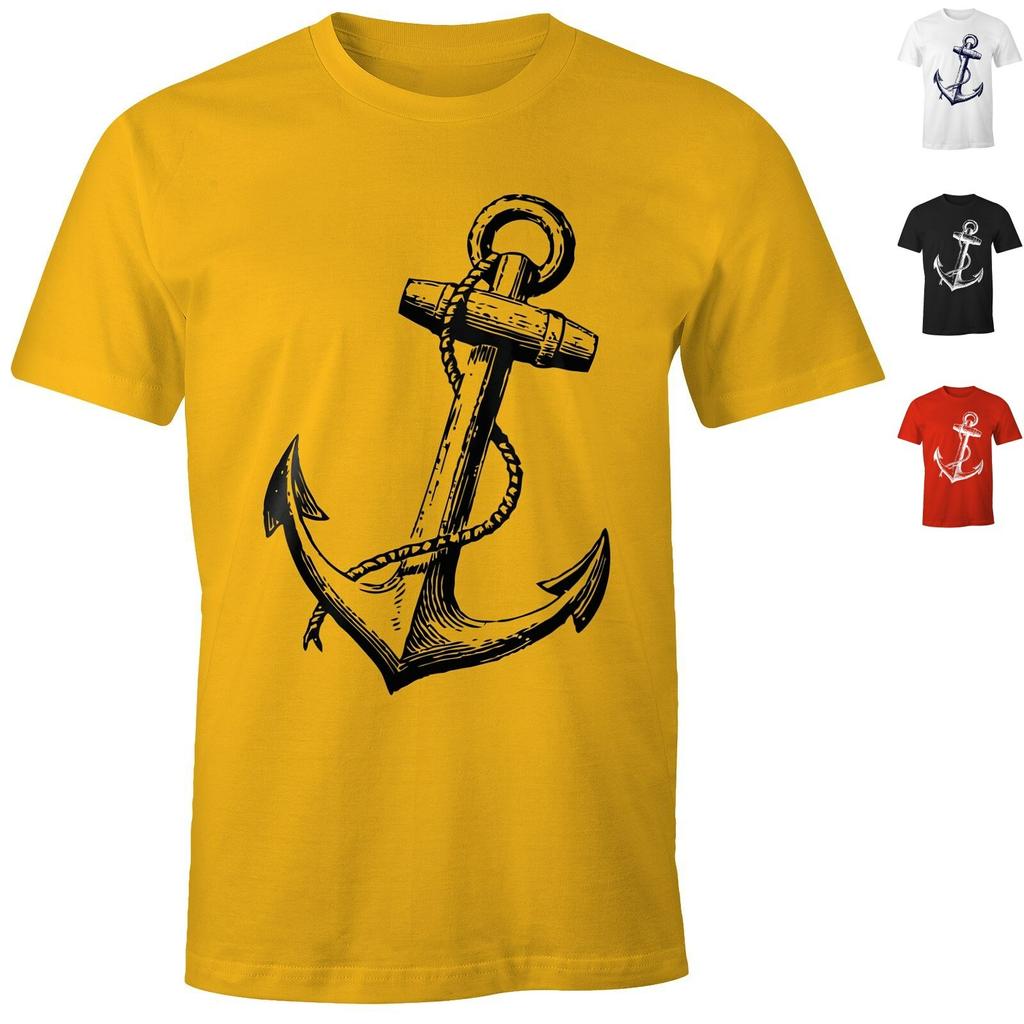 Men's T-Shirt - Anchor Slant V3 - Comfort Fit MoonWorks®-