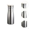 100ml Juice Jug in Stainless Steel with PP Lid Suitable for Restaurants, , and Events