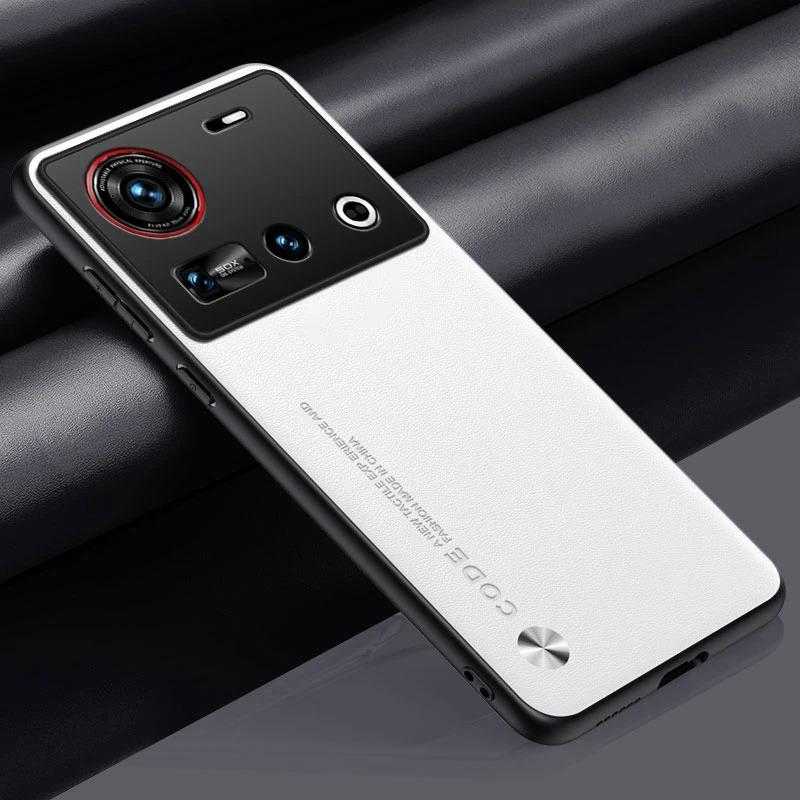 Per Custodia Nubia Z70 Ultra 5G Custodia Lussuosa in Pelle PU Per ZTE Nubia Z70 Ultra Cover Posteriore in Silicone Antiurto Protezione Completa