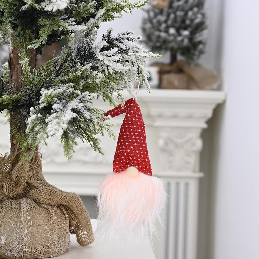 Adorable Forest Elder With Lights Hanging Ornament For Christmas Tree Decoration Gift